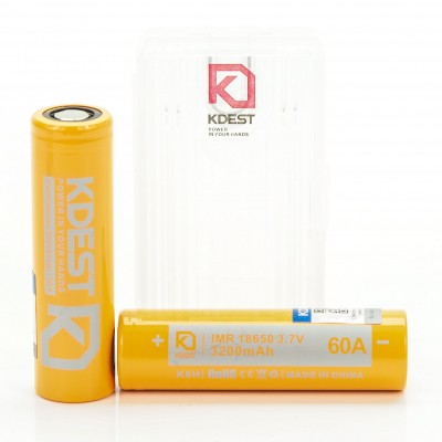 KDest 18650 3200mAh 60A Batteries | 2-Pack